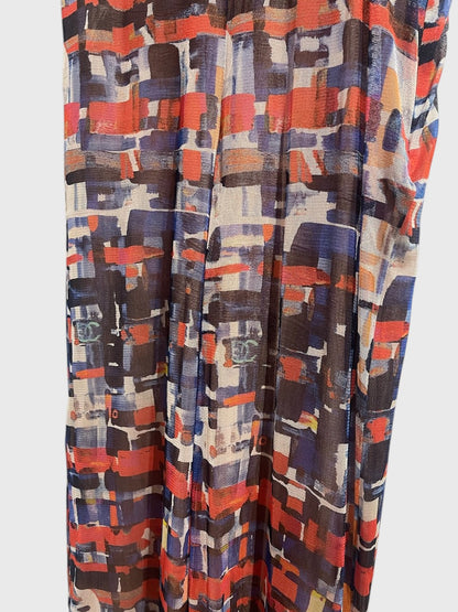 Pantalon Chanel imprimé T.44