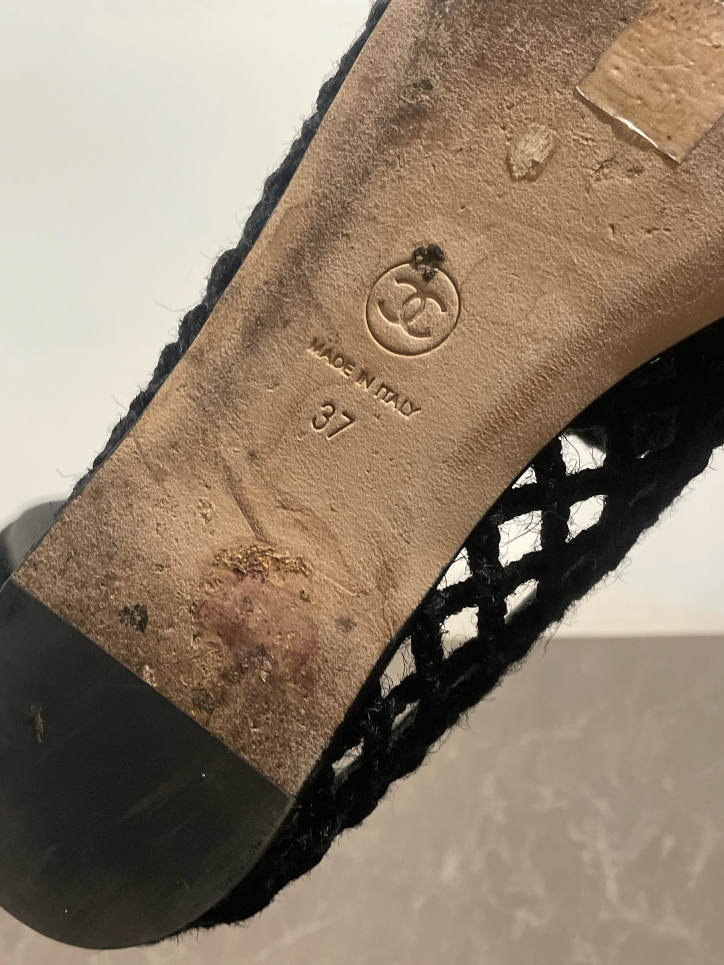 Mocassins Chanel noirs T.37