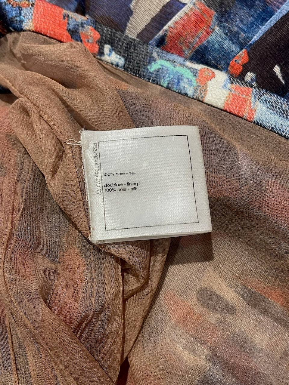 Pantalon Chanel imprimé T.44