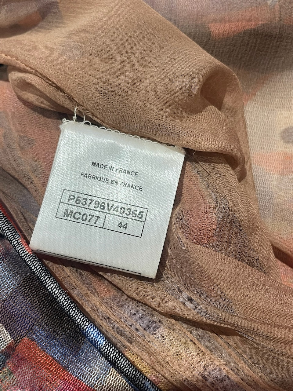 Pantalon Chanel imprimé T.44