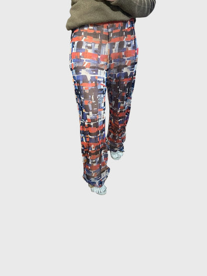 Pantalon Chanel imprimé T.44