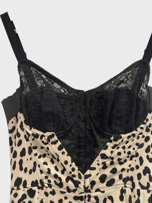 Robe Dolce & Gabbana léopard T.42