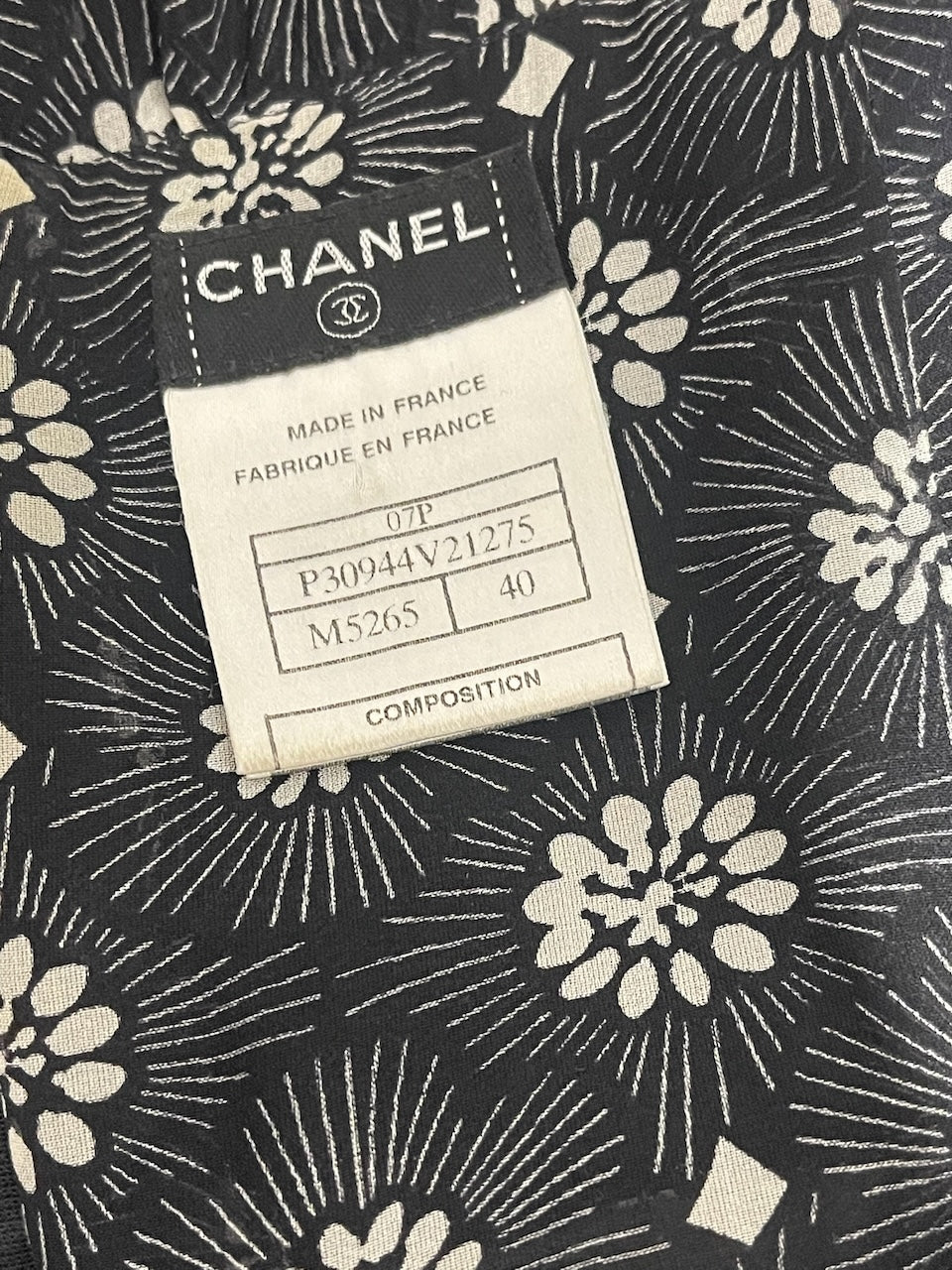 Robe Chanel noire T.40