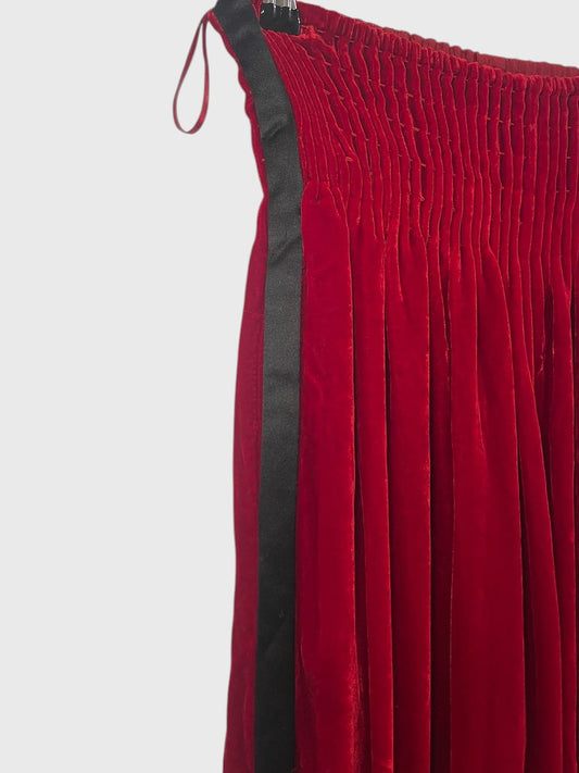 Pantalon Jean Paul Gaultier rouge T.S