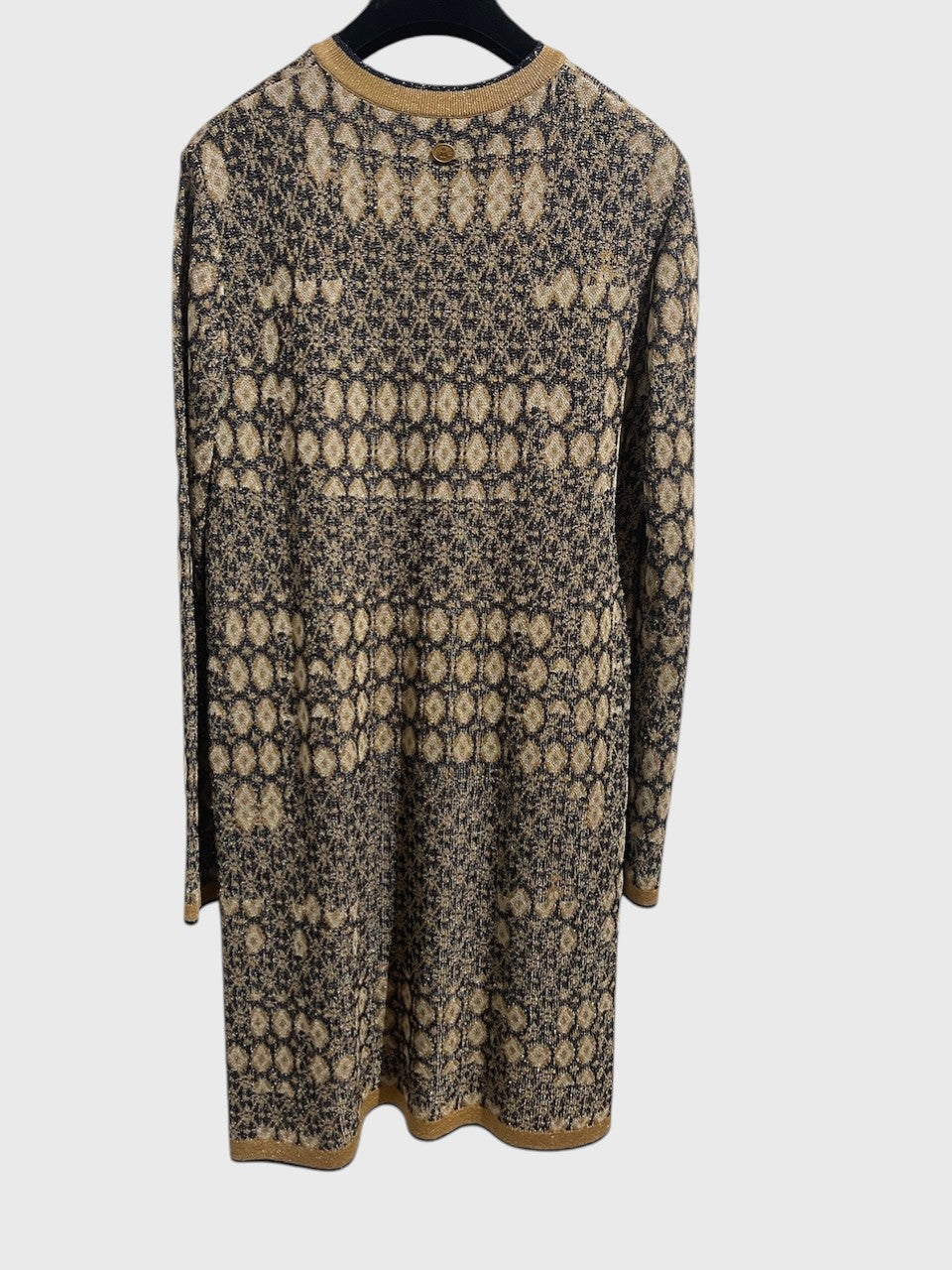 Robe Chanel dorée T.42