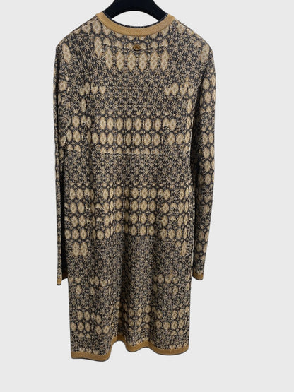 Robe Chanel dorée T.42