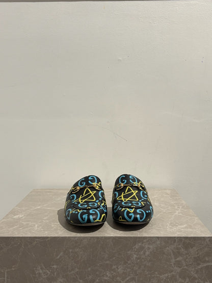 Mules Gucci Princetown Graffiti T.36,5