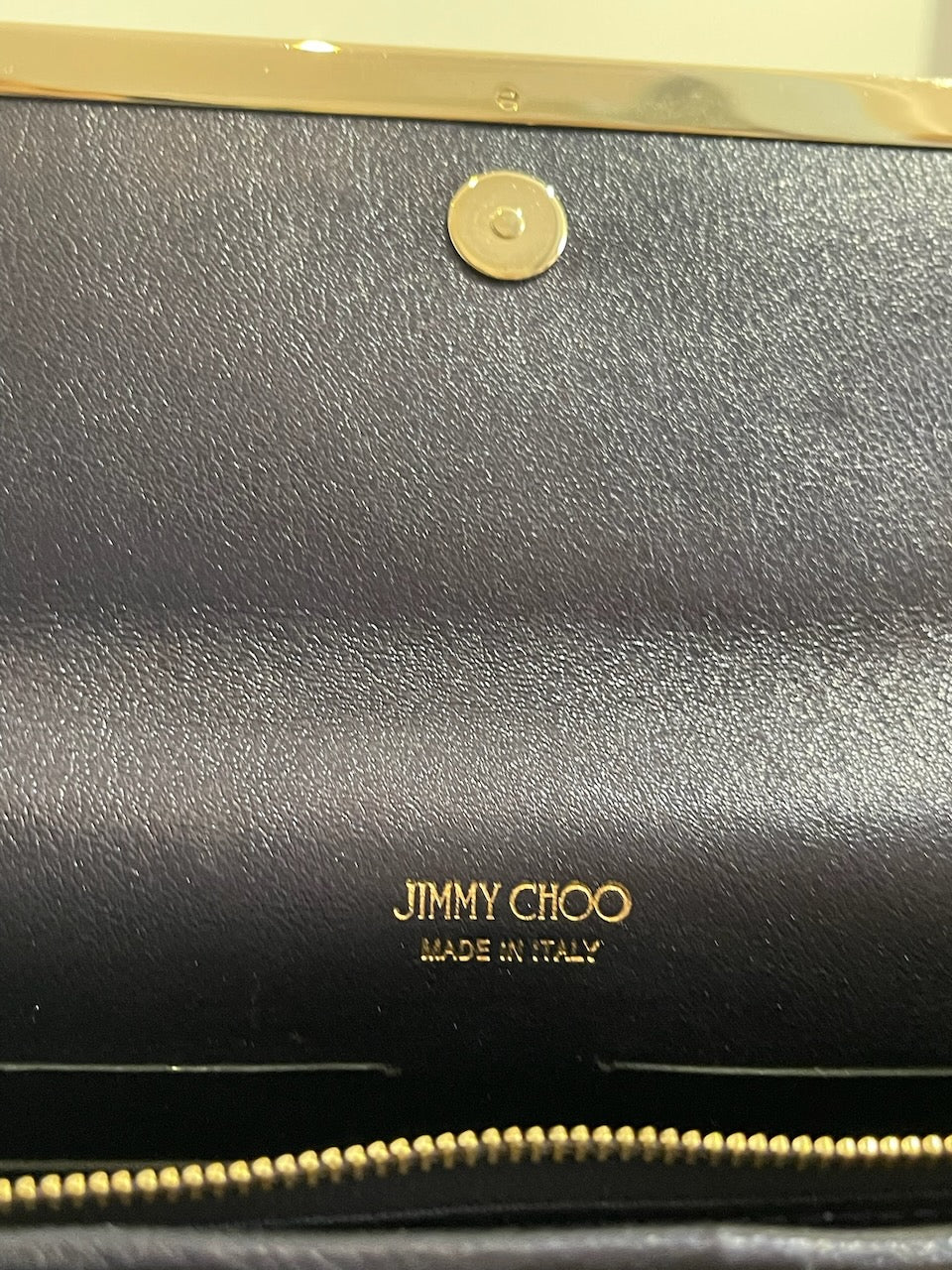 Pochette Jimmy Choo bleue