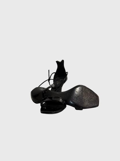 Sandales Saint Laurent noires T.40