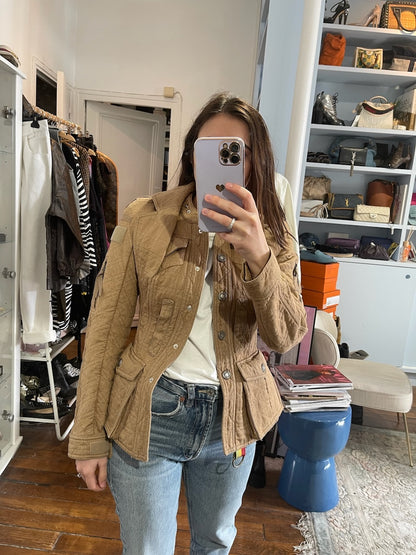 Veste Christian Dior beige Bar T.34