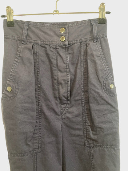 Pantalon Isabel Marant bleu marine T.32