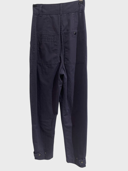 Pantalon Isabel Marant bleu marine T.32