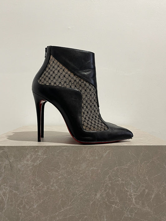 Boots Christian Louboutin noires T.38