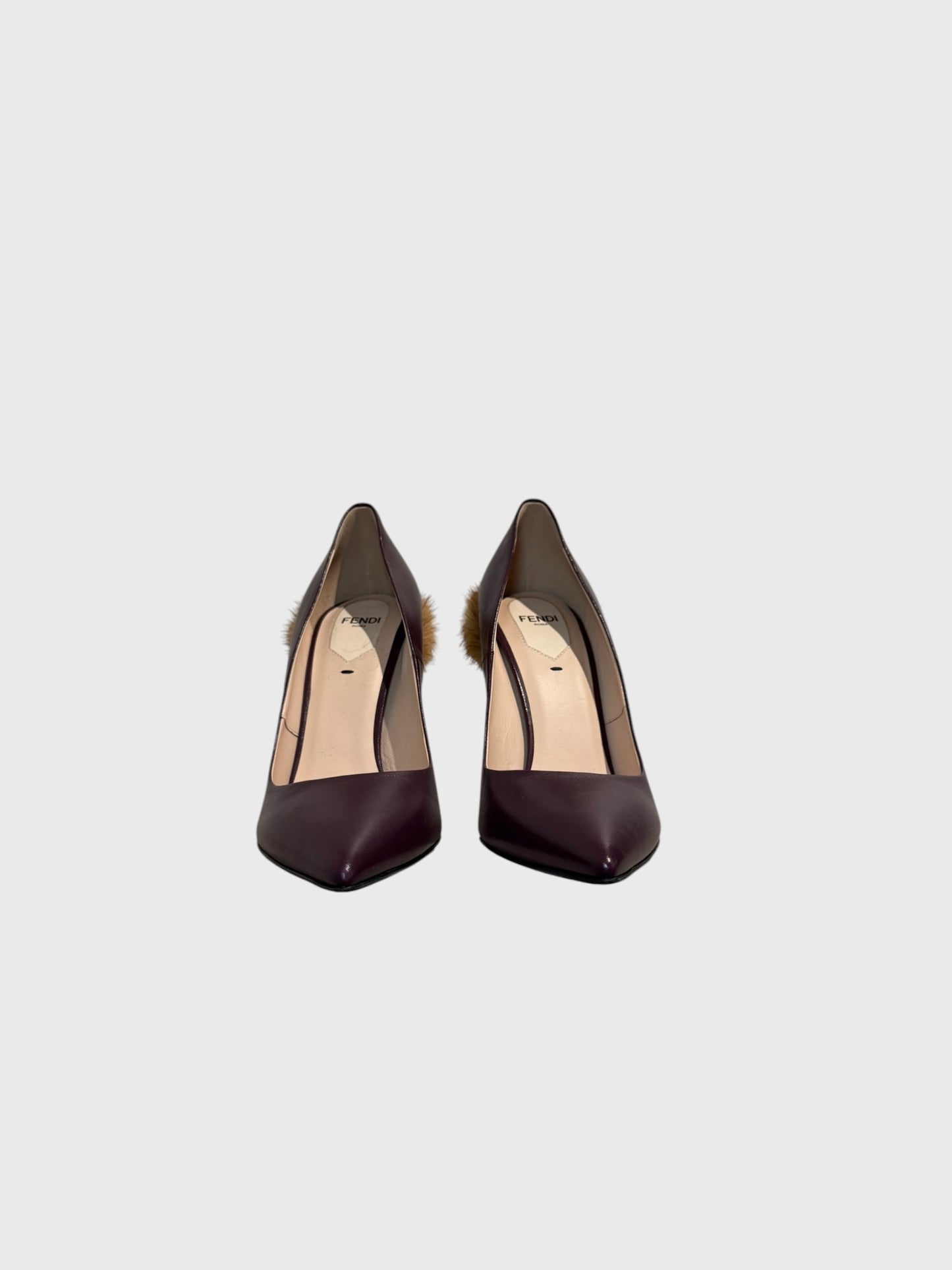 Escarpins Fendi bordeaux T.38
