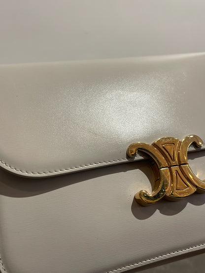 Sac Celine Triomphe blanc