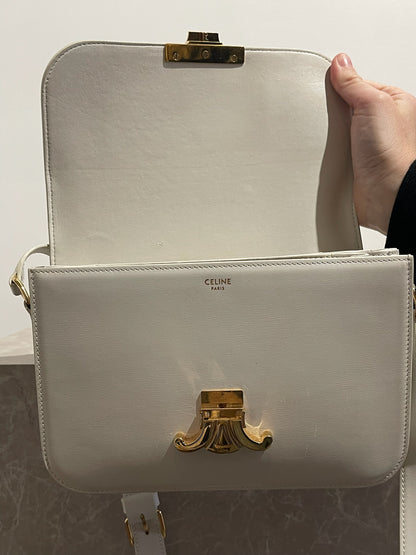 Sac Celine Triomphe blanc