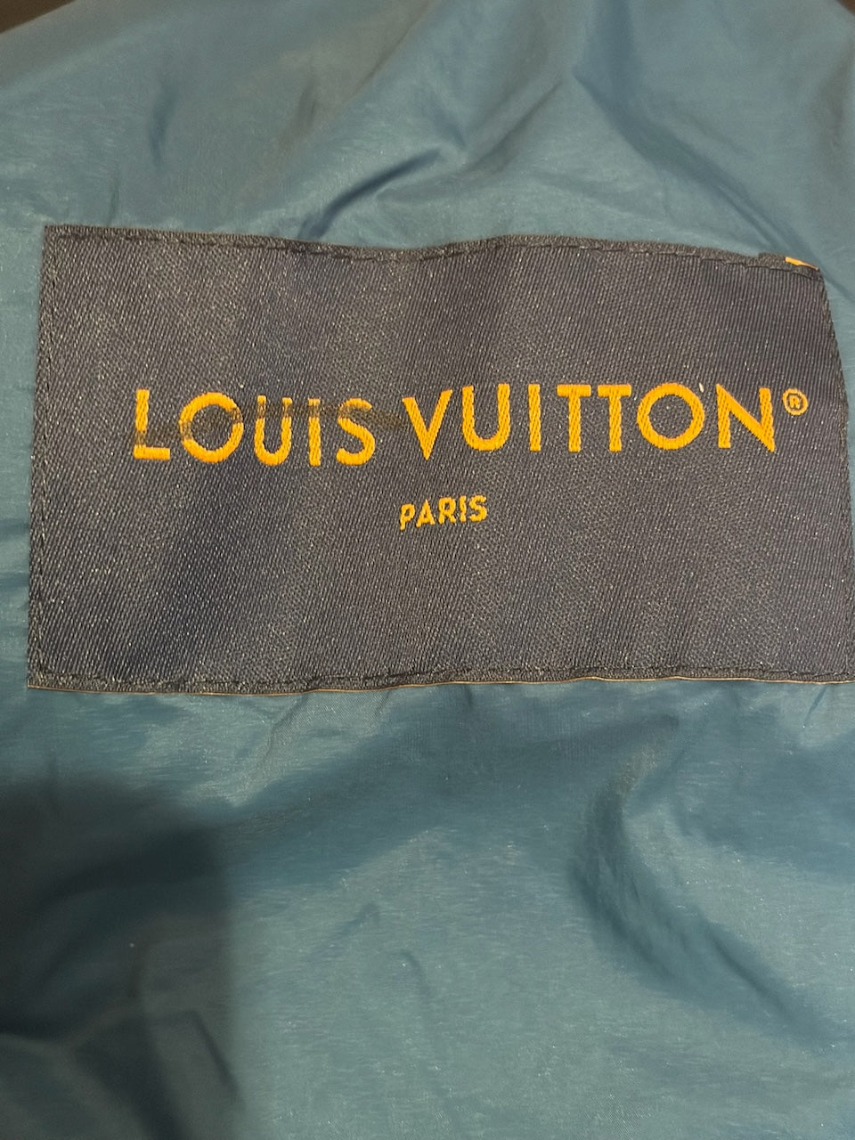 Doudoune Louis Vuitton bleue T.44