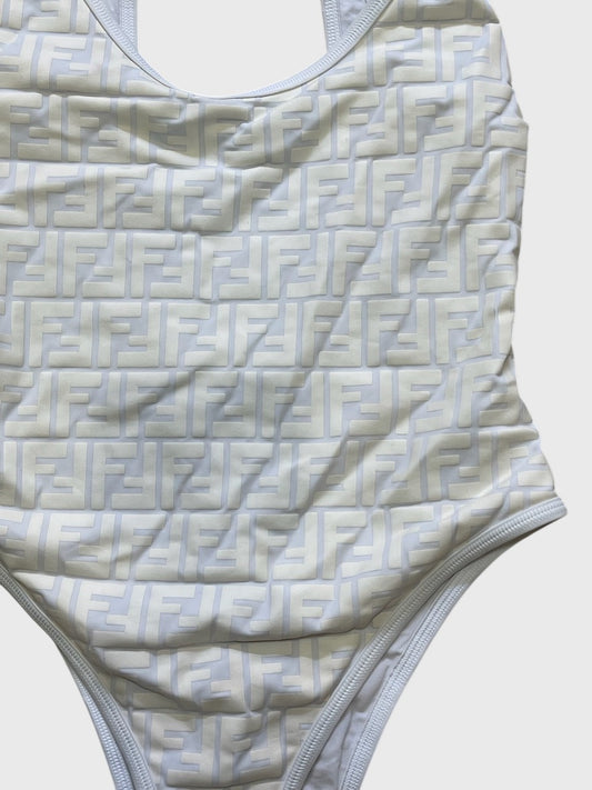 Maillot de bain Fendi blanc T.S