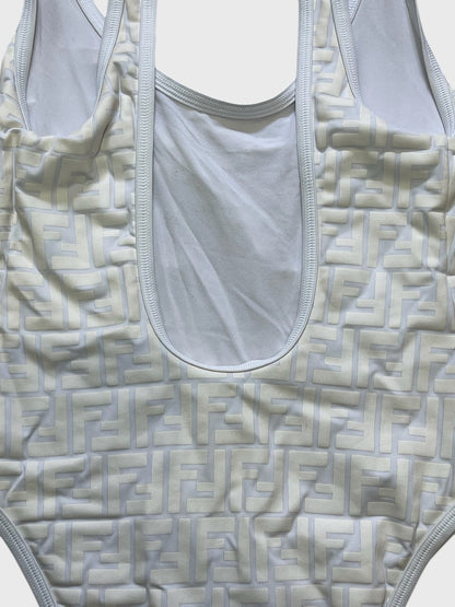 Maillot de bain Fendi blanc T.S