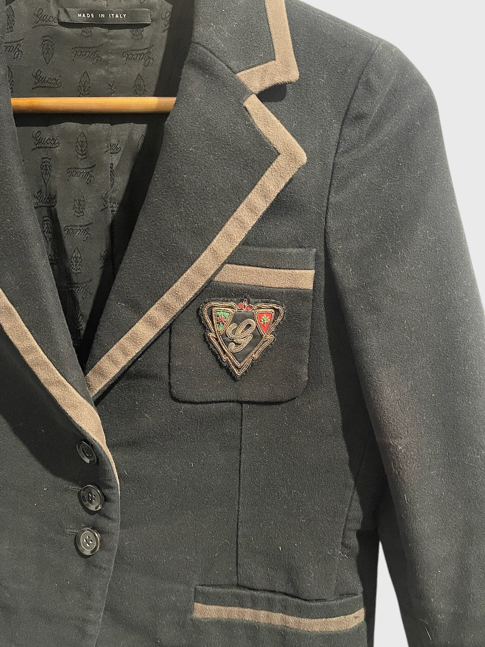 Blazer Gucci noir T.36