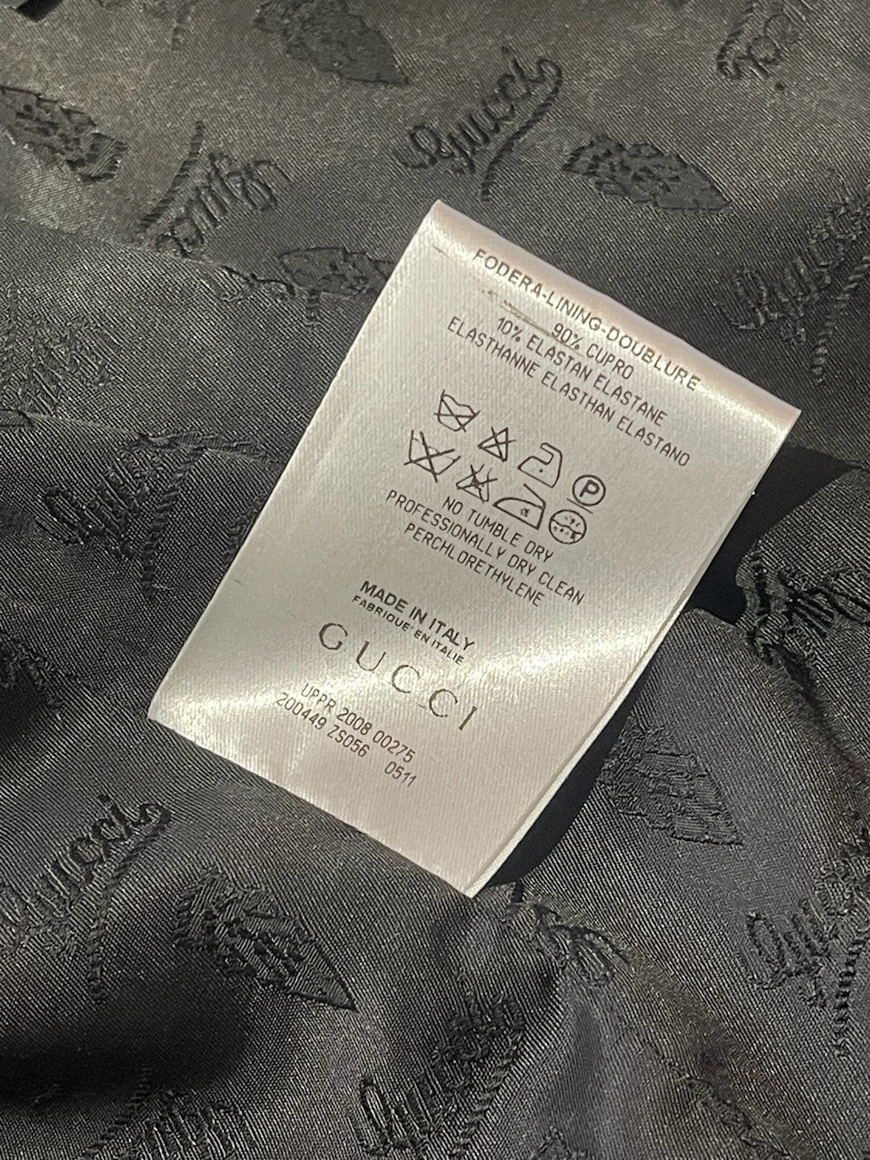 Blazer Gucci noir T.36