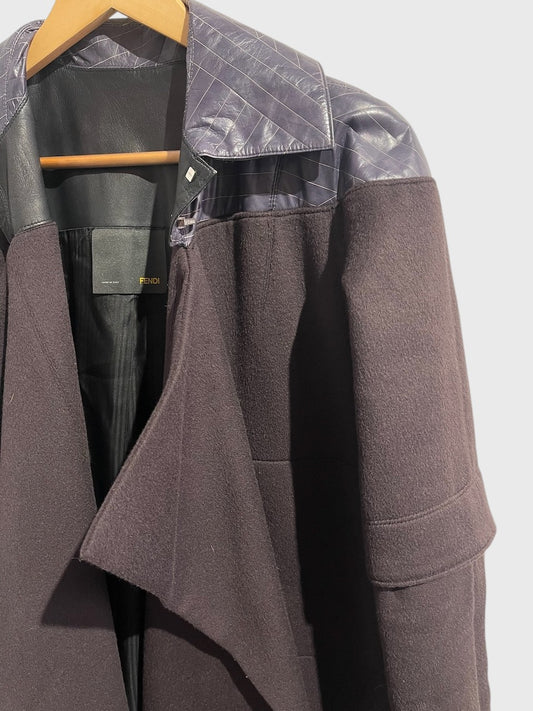 Manteau Fendi marron T.36