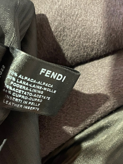 Manteau Fendi marron T.36