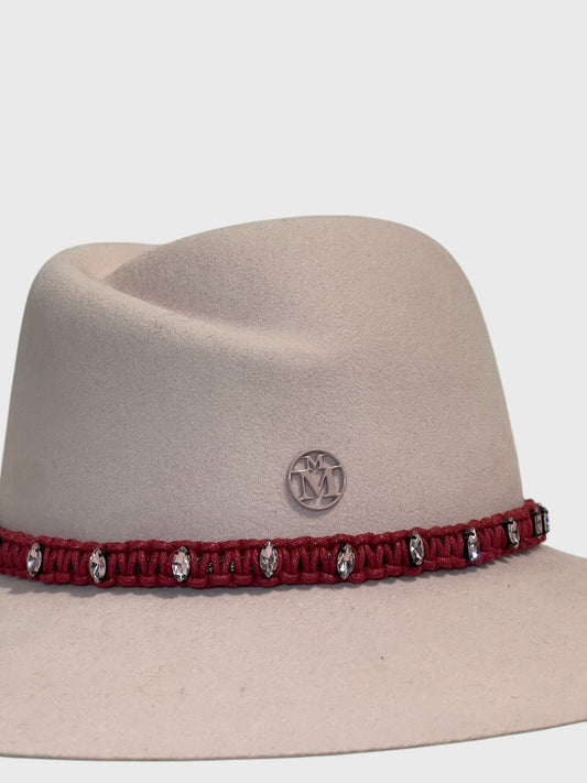 Chapeau Maison Michel rose T.M