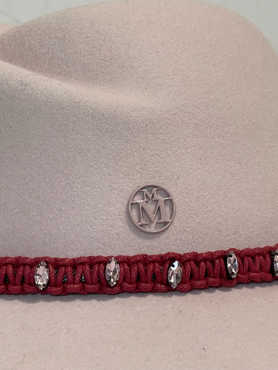 Chapeau Maison Michel rose T.M