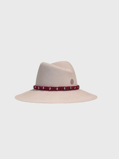 Chapeau Maison Michel rose T.M