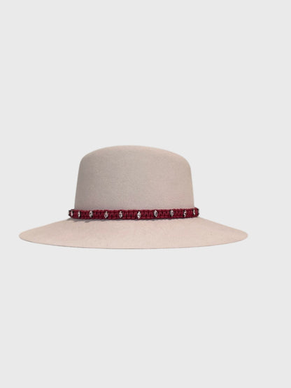 Chapeau Maison Michel rose T.M