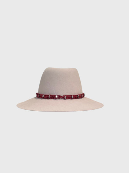Chapeau Maison Michel rose T.M