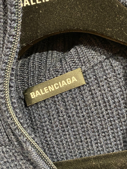 Pull Balenciaga bleu marine T.XL