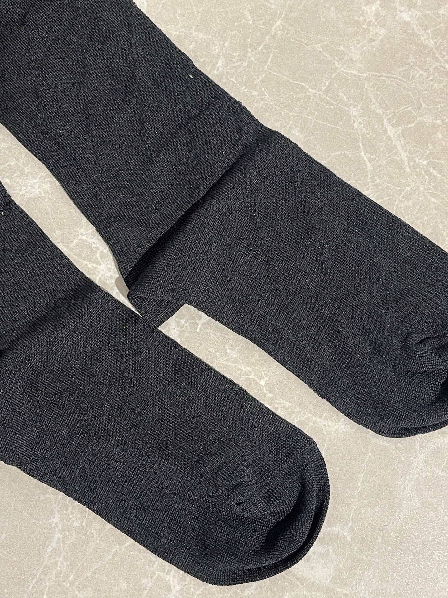 Chaussettes Chanel noires T.Unique