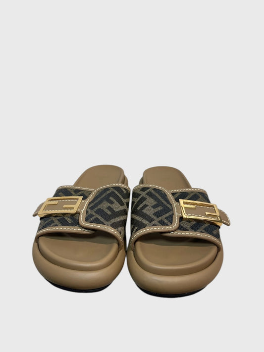 Mules Fendi marron T.37