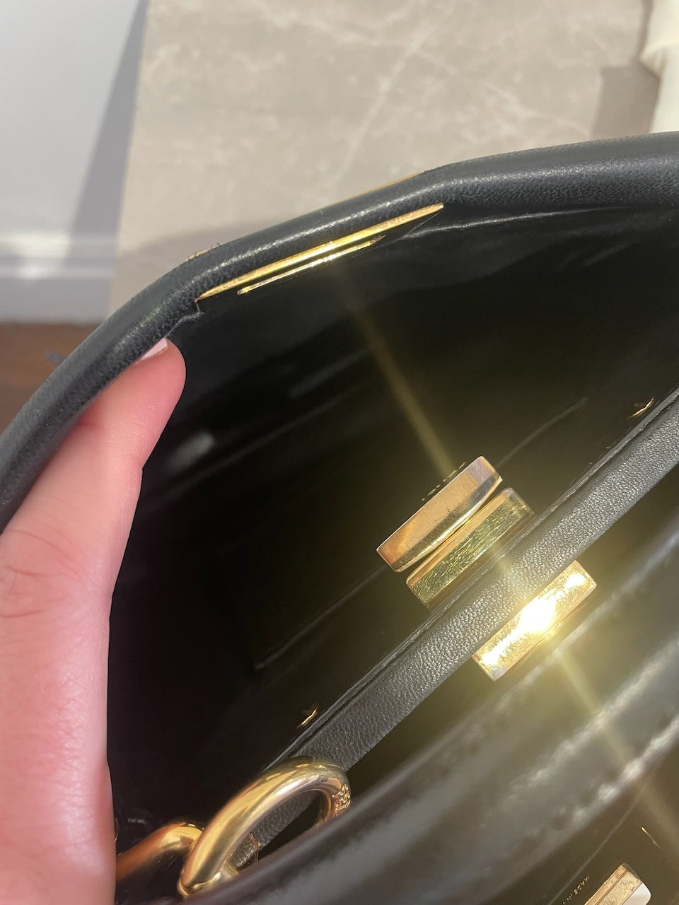 Sac Fendi Peekaboo Mini noir