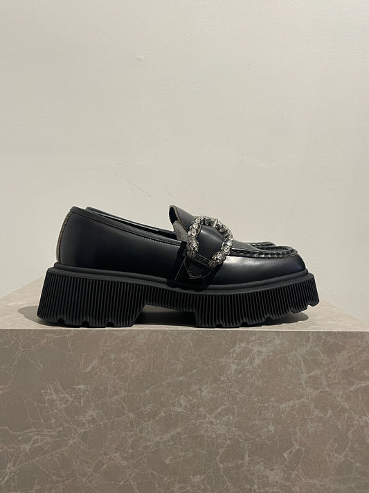 Mocassins Gucci noirs T.37