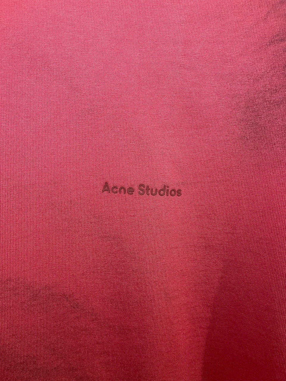 T-shirt Acne Studios rouge T.XXS