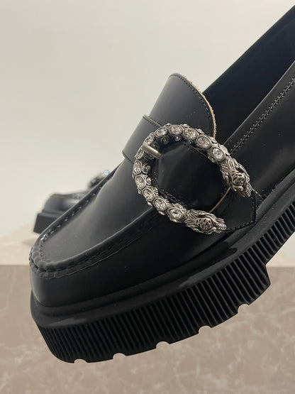 Mocassins Gucci noirs T.37