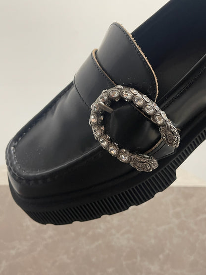 Mocassins Gucci noirs T.37