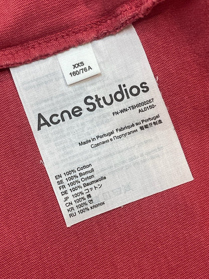 T-shirt Acne Studios rouge T.XXS
