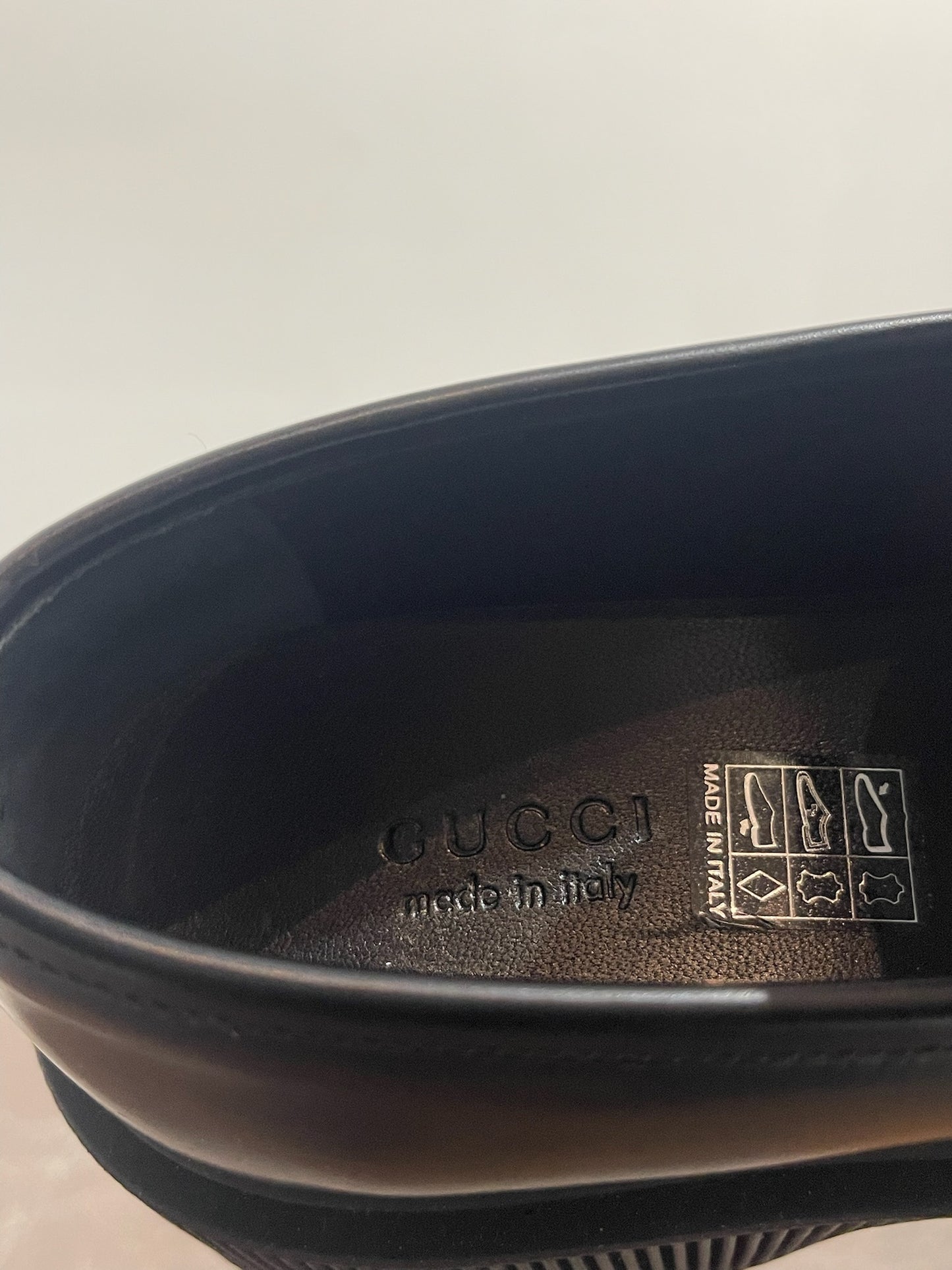 Mocassins Gucci noirs T.37