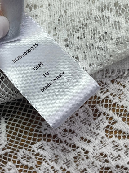 Foulard Dior dentelle blanche