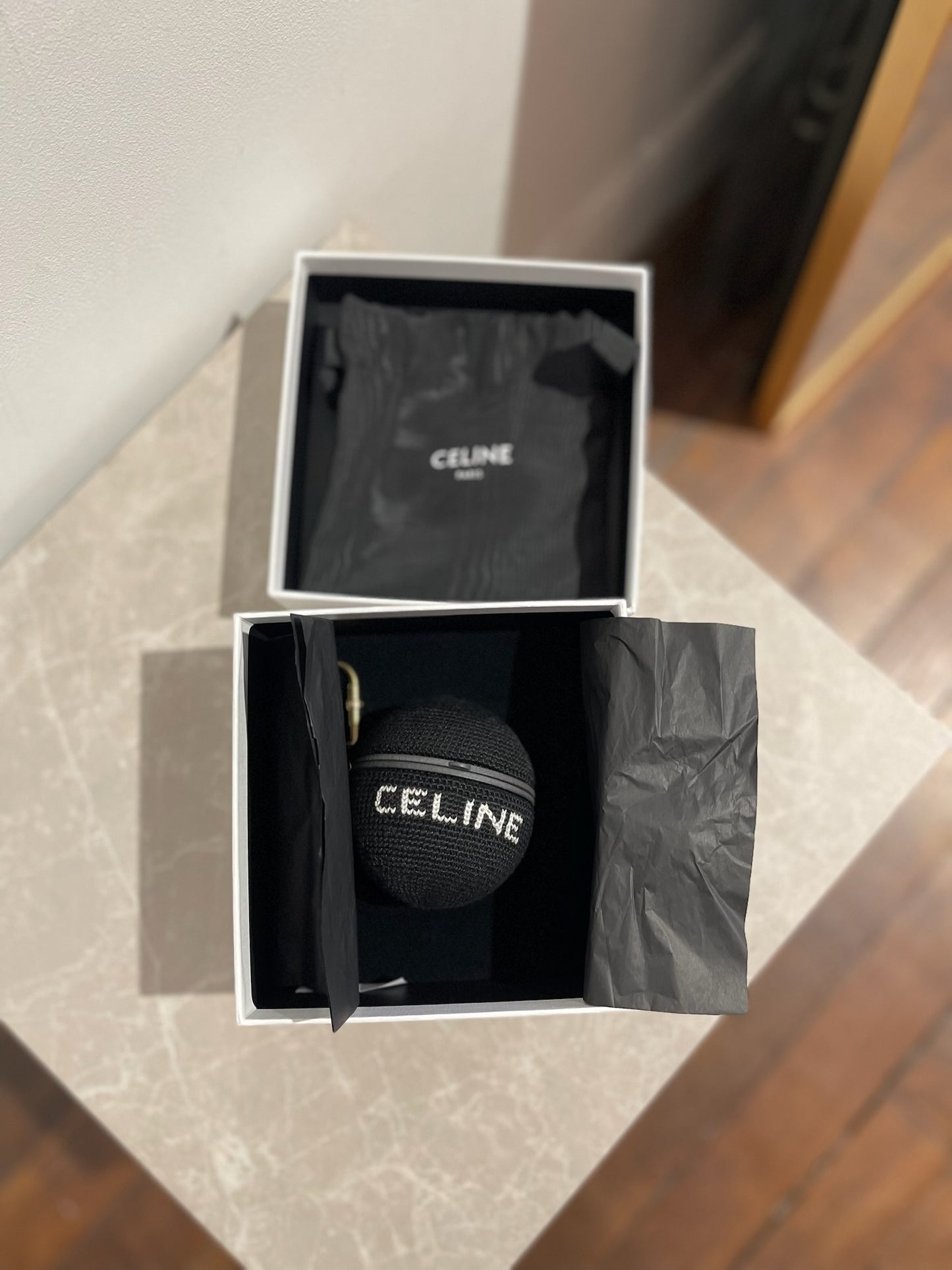 Etui AirPods Celine noir