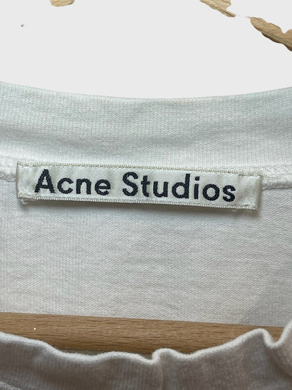 T-shirt Acne Studios blanc T.XXS