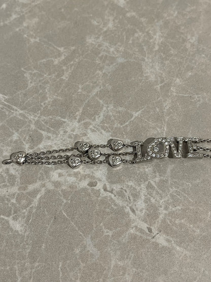 Bracelet Chopard or blanc