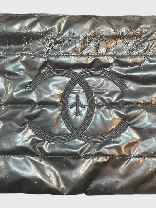 Pochette Chanel argentée