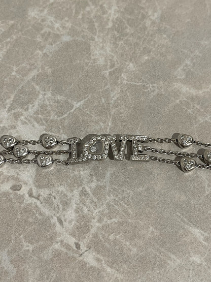 Bracelet Chopard or blanc