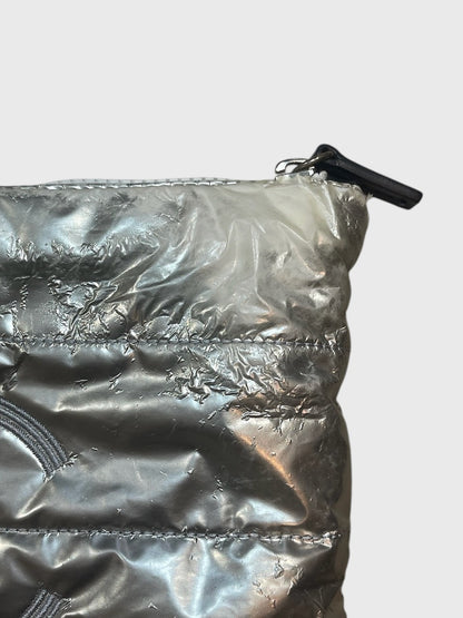 Pochette Chanel argentée
