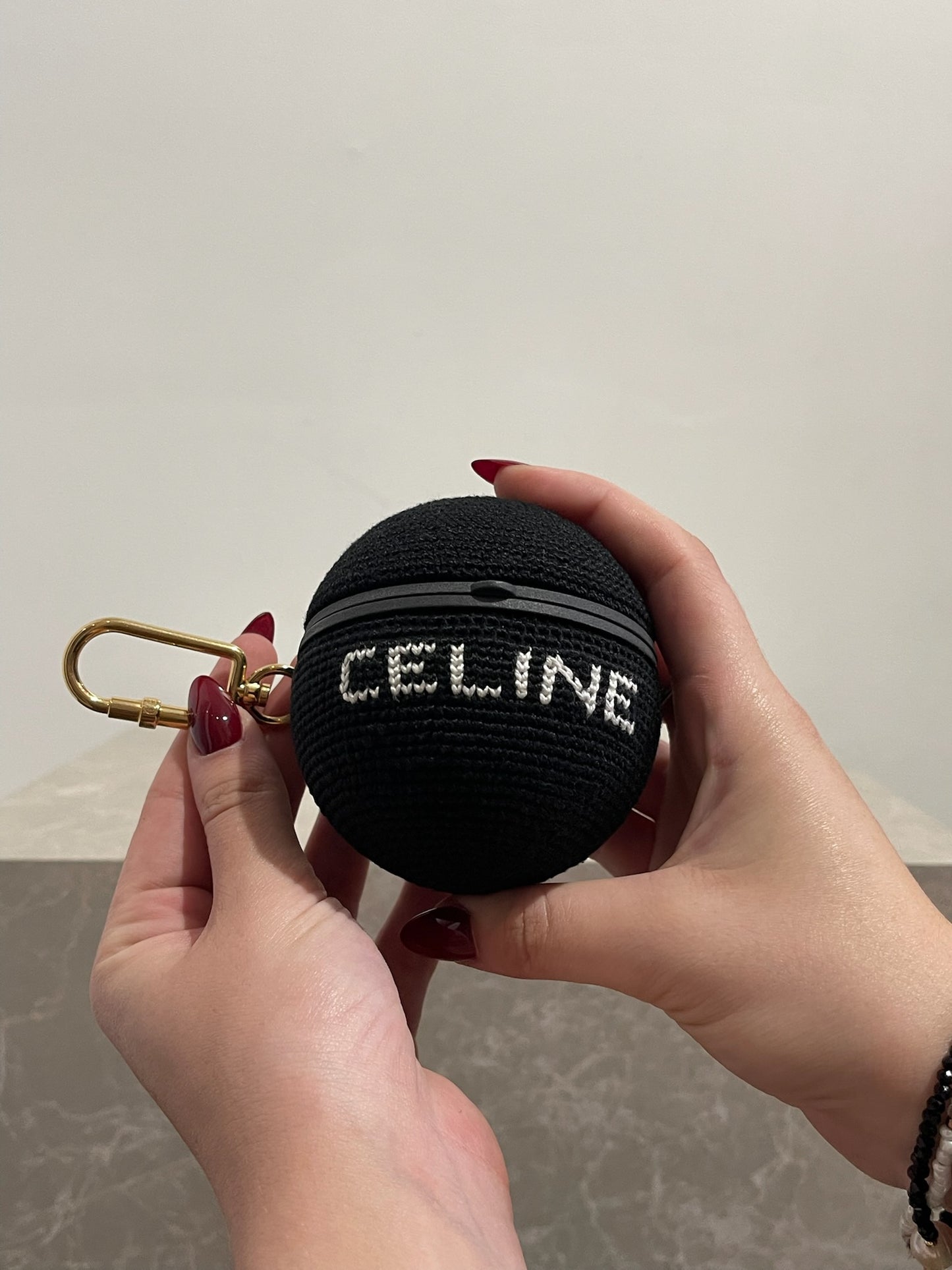 Etui AirPods Celine noir